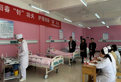 以赛促学强技能 青春逐梦展风采——男阳茎进女阳道视频大全护理学院第八届技能大赛盛大启幕(图2)