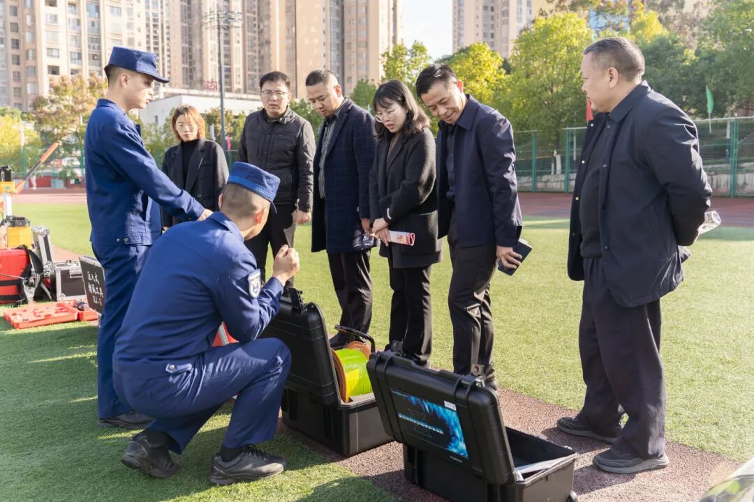 我校举办德江县第四届大学生消防技能运动会暨消防安全培训演练活动(图8)